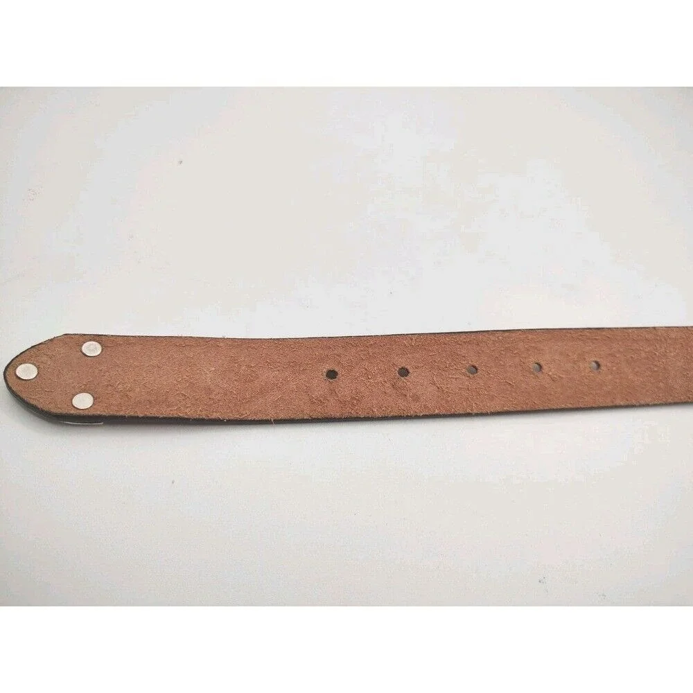 Tony Lama Kids Youth brown tooled‎ Westerly Ride Belts C60214 size 26
